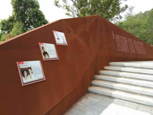 丰润耐候钢挡土墙